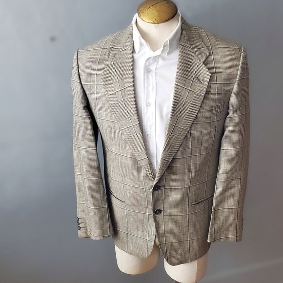 Vintage Ungaro Uomo Houndstooth Sport Coat - Picture 4 of 9